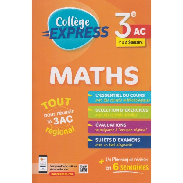 Collége Express 3AC Maths Régional  