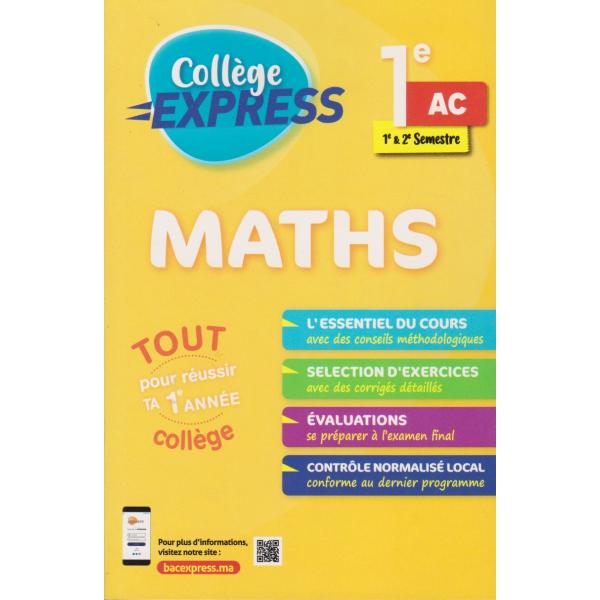Collége Express 1AC Maths