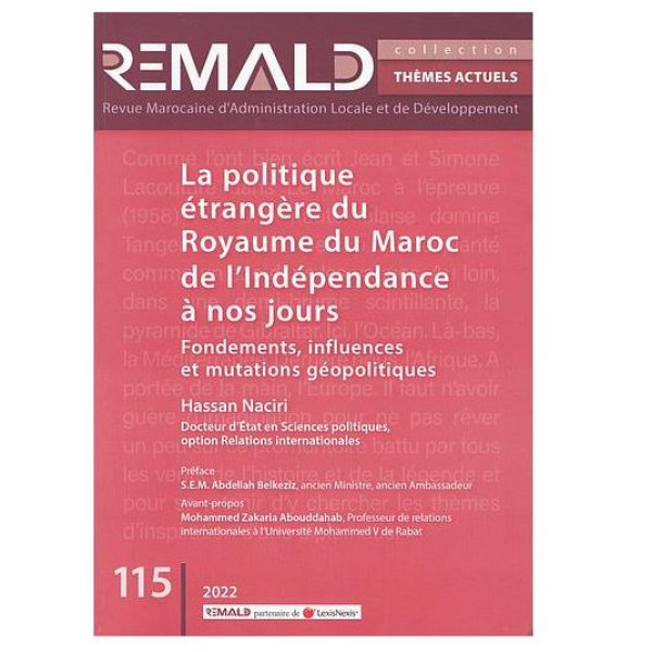 la politique étrangère du royaume du maroc Remald N°115-2022 