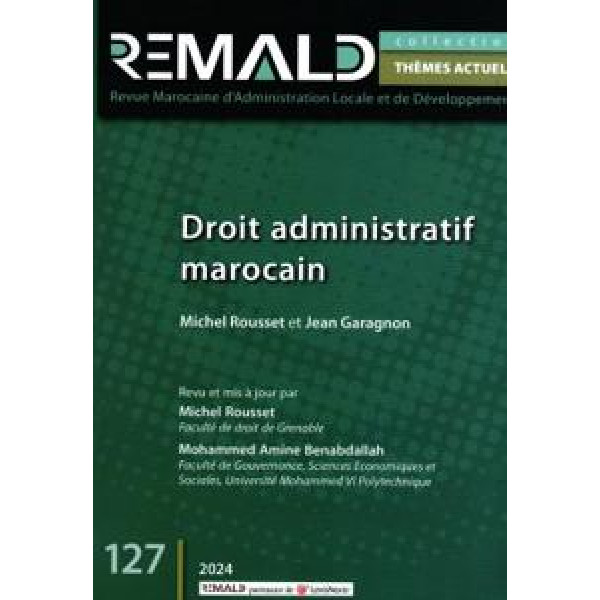 Revue marocaine d'administration N°127 -Droit administratif marocain