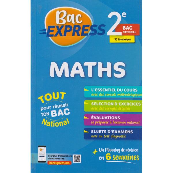 Bac Express Maths 2 bac S.eco BIOF