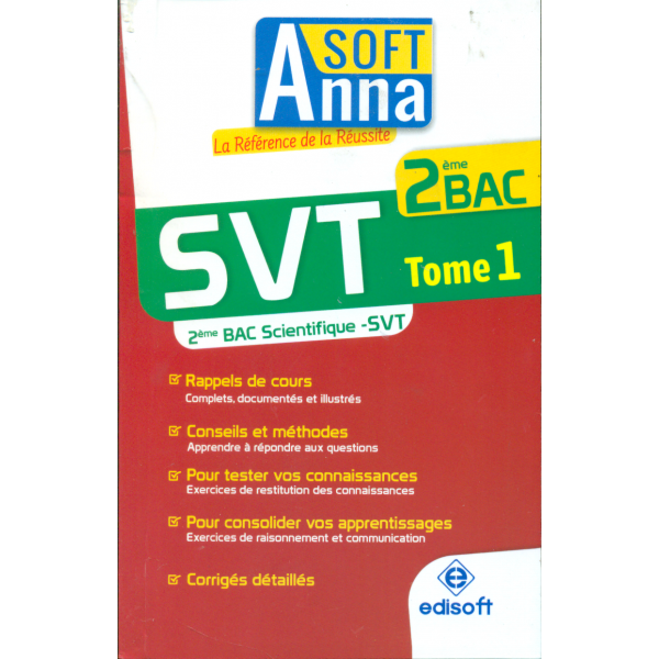 Anna soft SVT 2e Bac SVT T1