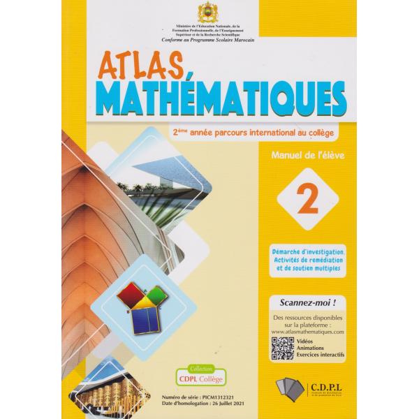 Atlas des Mathématiques 2AC Manuel APM 2021