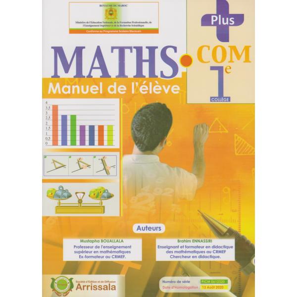 Maths.Com plus 1AC manuel 2020