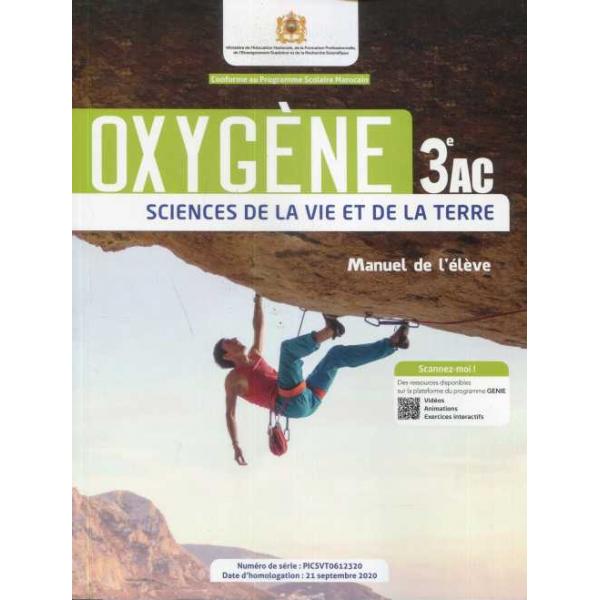 Oxygène SVT 3AC 2019