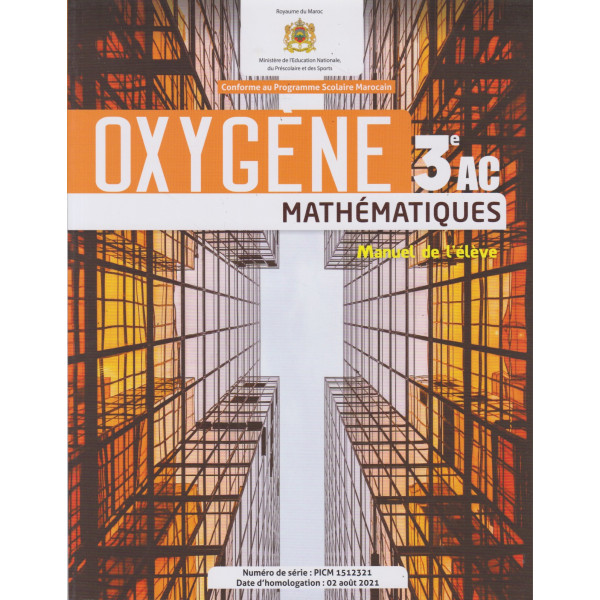 Oxygène Maths 3AC 2021