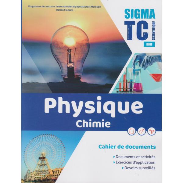 Sigma physique chimie documents TC 2021