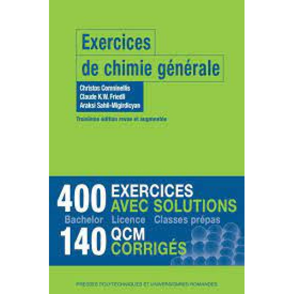 Exercices de chimie générale 3ed