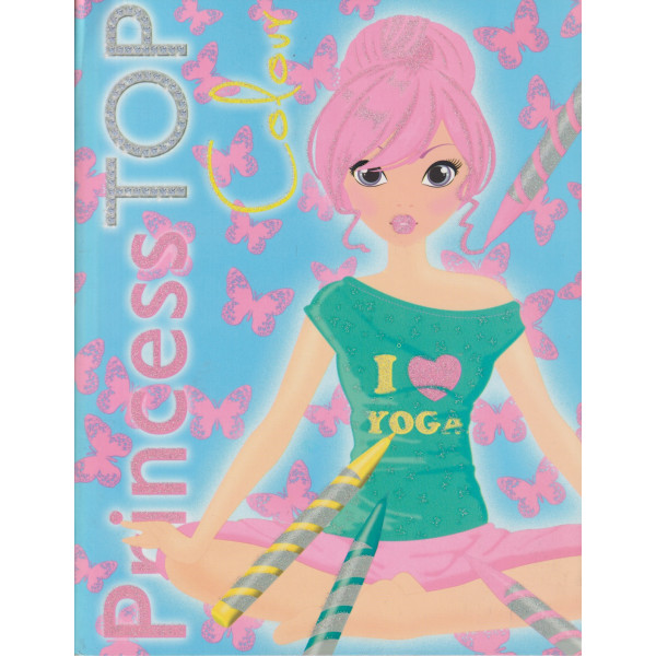 Princess top colour bleue