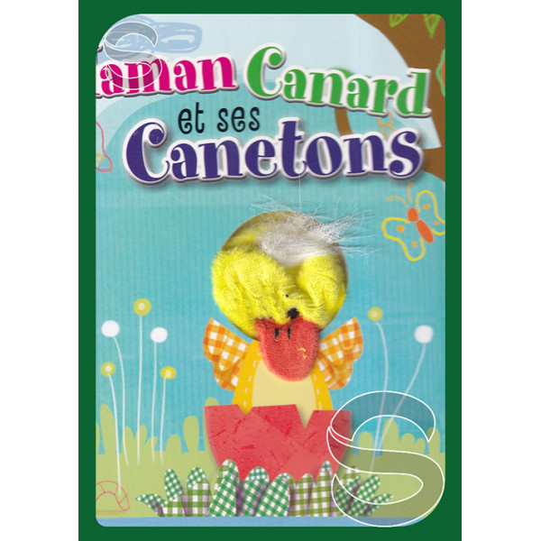 Marionnettes à doigt -Maman Canard et ses Canetons