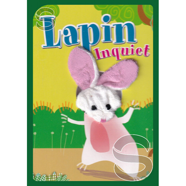 Marionnettes à doigt -Lapin Inquiet