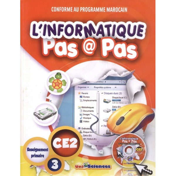 L'informatique pas à pas CE2 APM+CD 2017