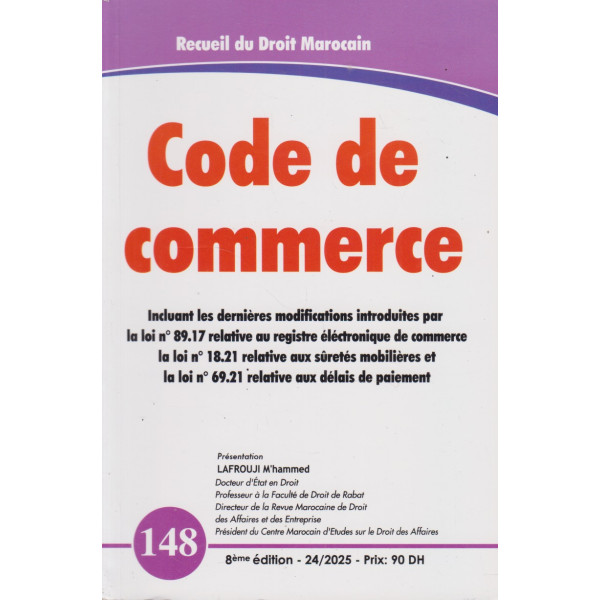 Code de commerce n°148 2024/2025