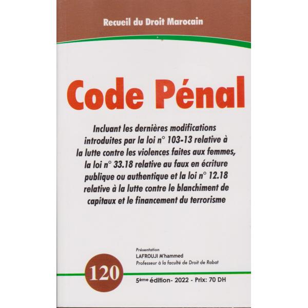 Code Pénal N°120-2022