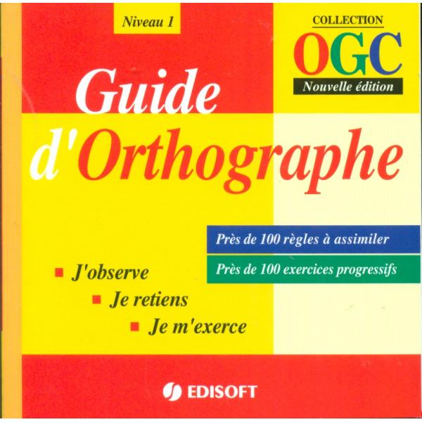 Guide d'orthographe -OGC