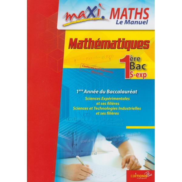 Maxi maths 1 Bac Inter SX 2023