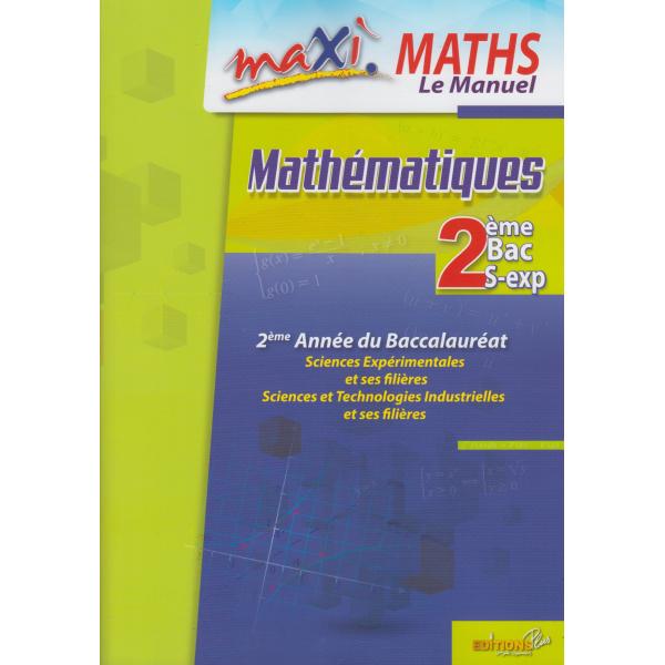 Maxi maths 2 Bac Inter manuel SX 2022