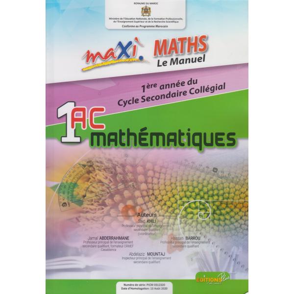 Maxi Maths 1AC 2020