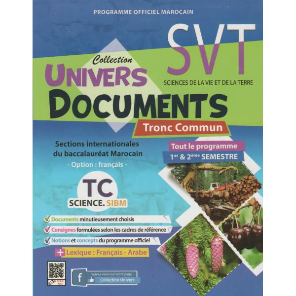 Univers SVT TC Documents 2022