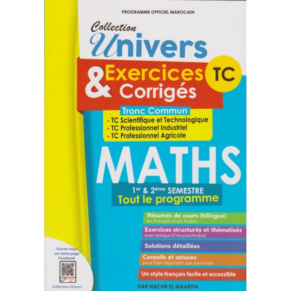 Univers Maths TC Exer-Corr 