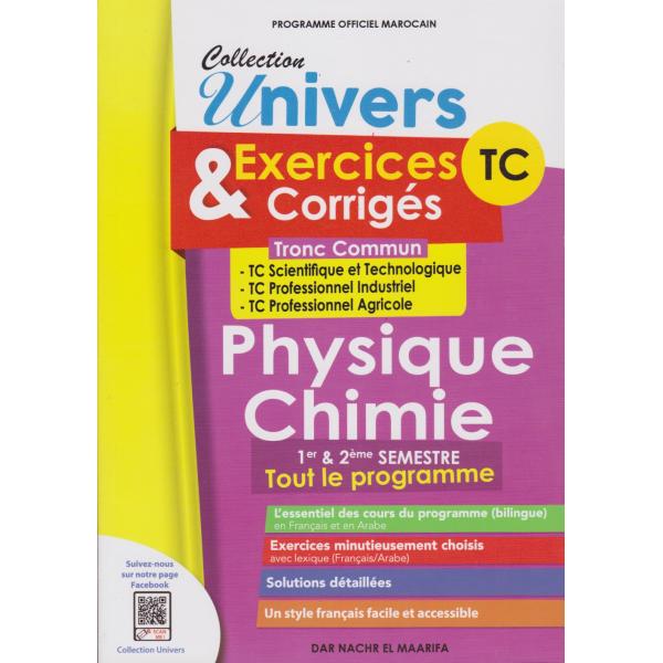 Univers Physique Chimie TC Exer-Corr