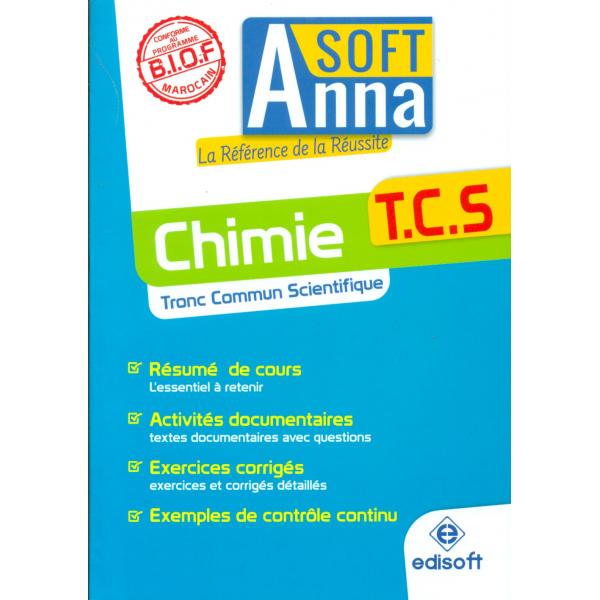 Anna soft chimie TCS 