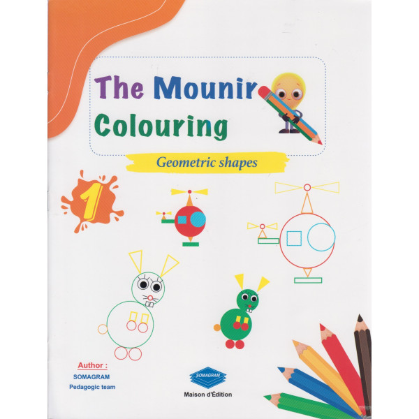 The Mounir colouring 1 -Geometric shapes