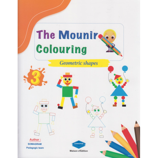 The Mounir colouring 3 -Geometric shapes