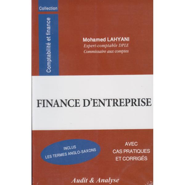 Finance d'entreprise -Comptabilité et finance