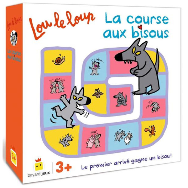 Lou le loup la course aux bisous