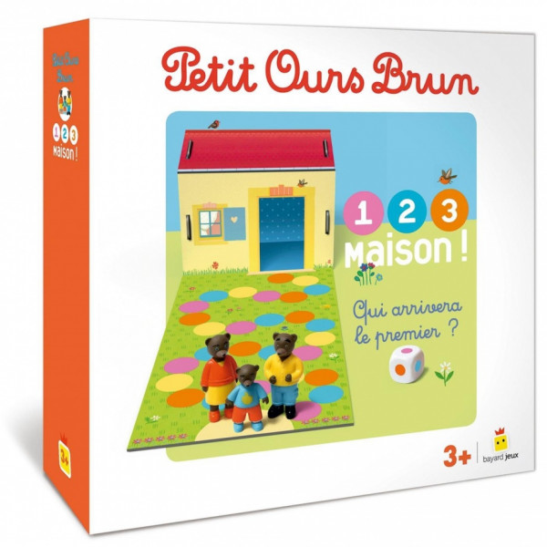 Petit Ours Brun 1 2 3 Maison qui arrivera le premier?