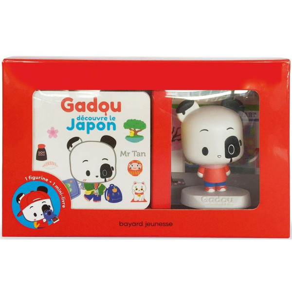 Gadou découvre le Japon -Coffret  livre + figurine