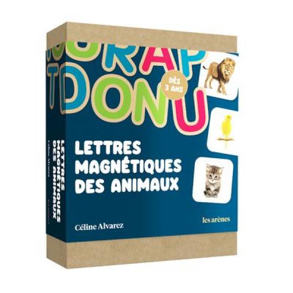 Coffret Lettres magnétiques des animaux Dés 3Ans