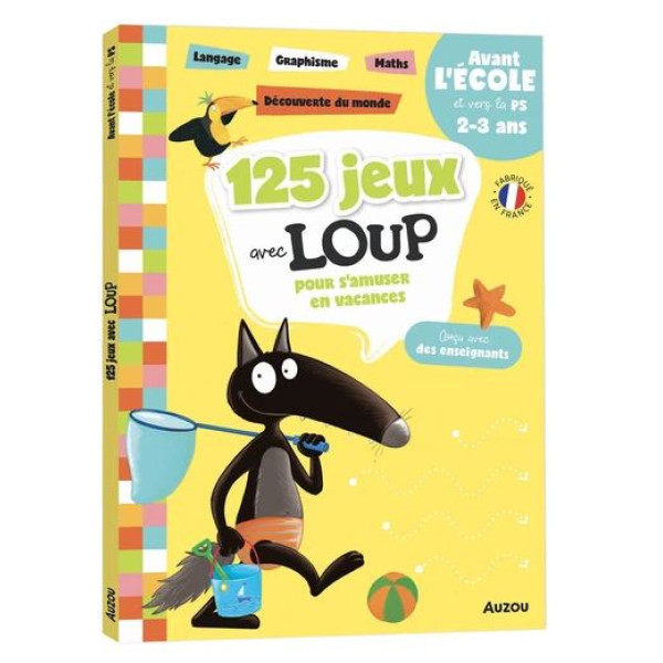 125 jeux avec Loup pour s'amuser en vacances