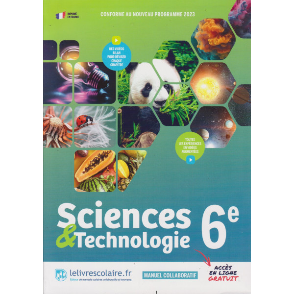 Sciences & Technologie 6e 2024