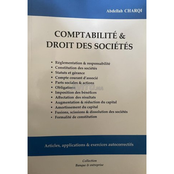 Comptabilité et droit des sociétés