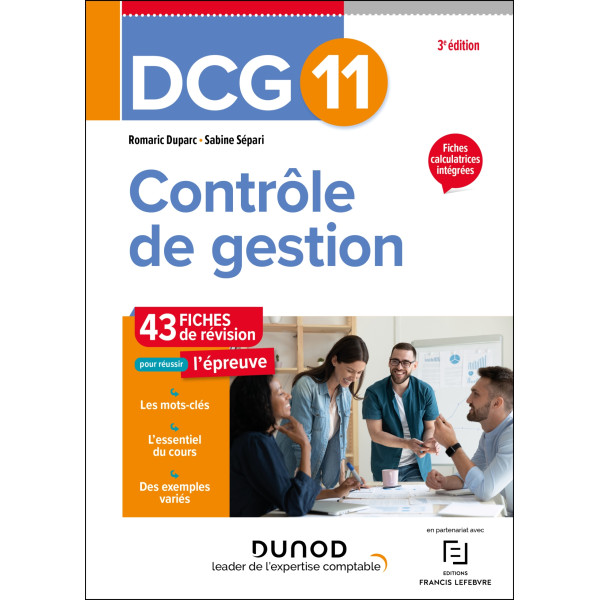 Contrôle de gestion DCG 11. Fiche de révision 3e édition - Campus