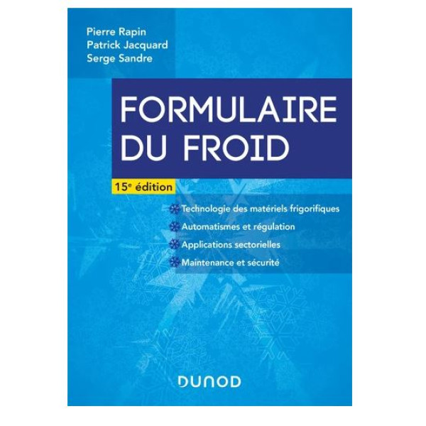 Formulaire du froid 15ed