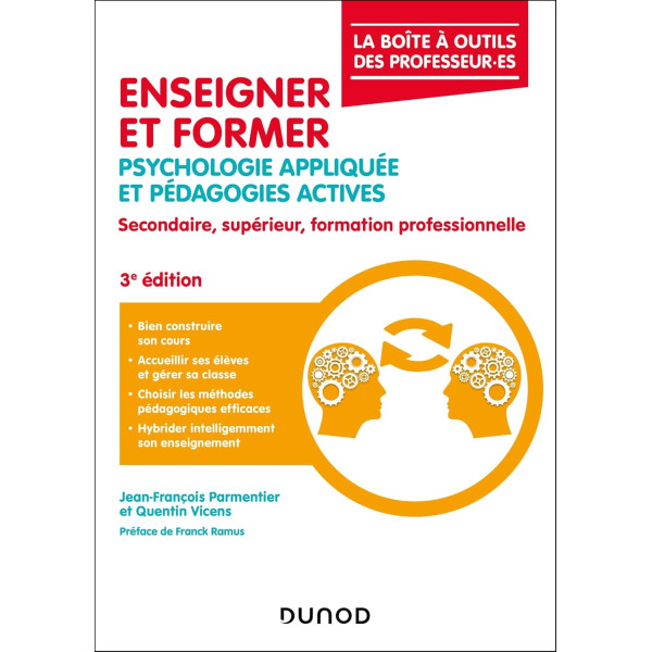 Enseigner et former -Psychologie appliquée et pédagogies actives