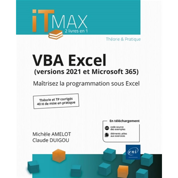 Excel (versions 2021 et Microsoft 365) : Cours et Exercices corrigés