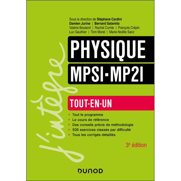 Physique tout-en-un MPSI-MP2I 3ed -Campus