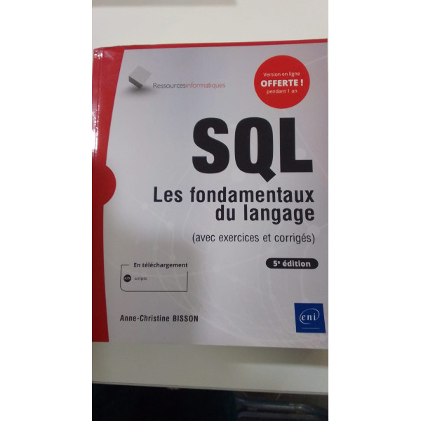 SQL Les fondamentaux du langage 5ed