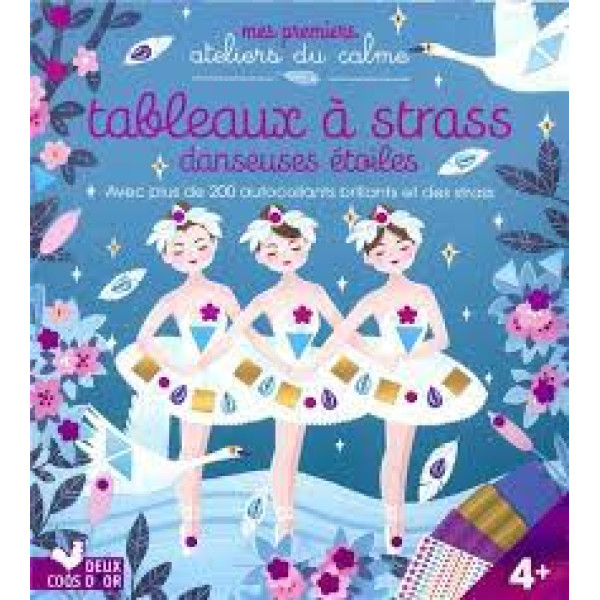 Mes premiers ateliers du calme -Tableaux à strass danseuses étoiles