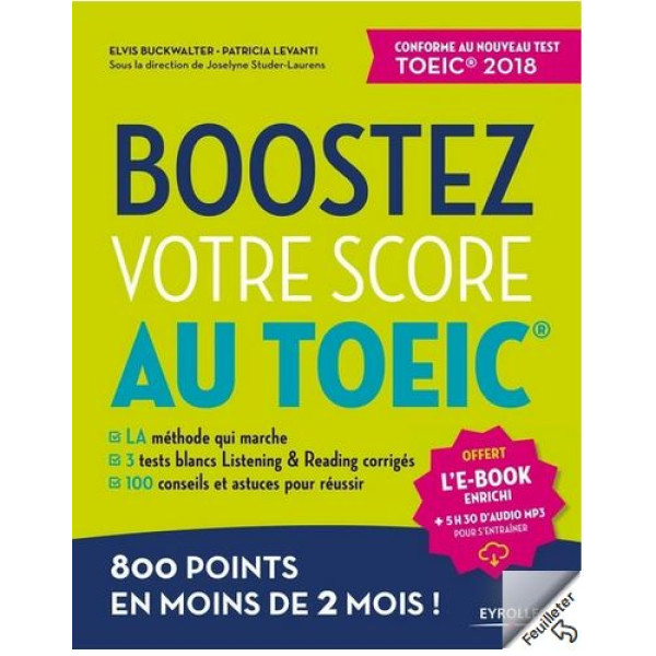 Boostez votre score au TOEIC.